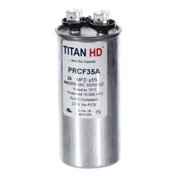 TITAN  CAPACITOR HD 10MFD, 440/370V,Rnd - Mobile Home